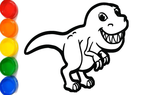 Cách vẽ khủng long  Dạy Vẽ
