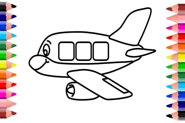 Chia sẻ những mẫu tranh tô màu máy bay chất nhất cho bé